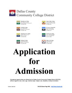 dcccd admissions